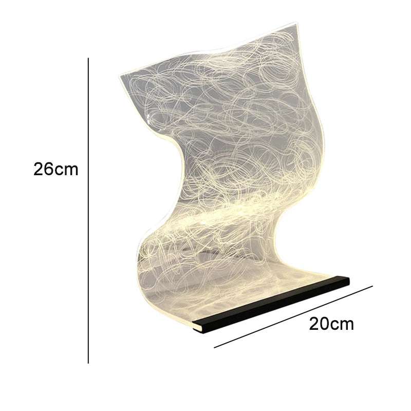 Đèn Bàn LED Acrylic