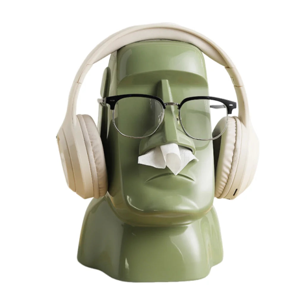 Hộp Đựng Giấy Hình Tượng Đá Moai
