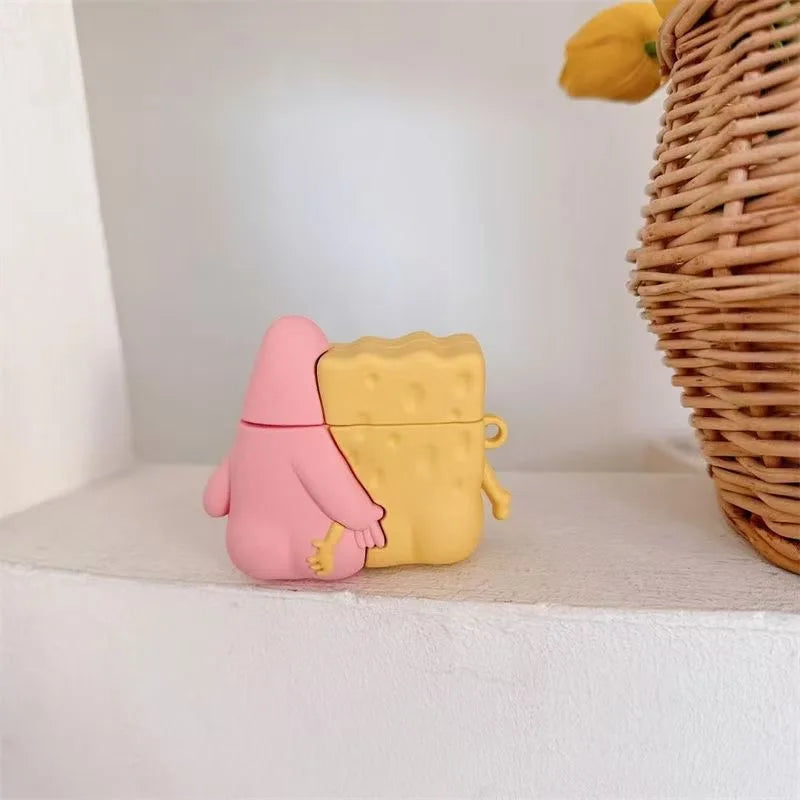 Ốp AirPods Hình Cặp Đôi Kèm Charm