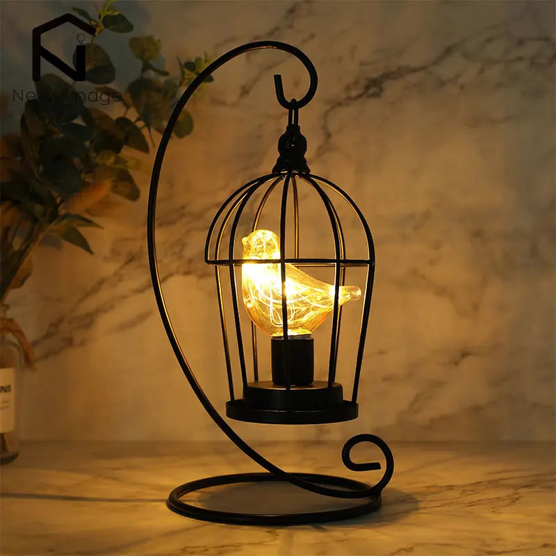 Đèn Lồng Chim Trang Trí Dùng Pin
