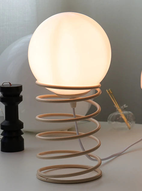 Đèn Bàn Thủy Tinh Phong Cách Bauhaus
