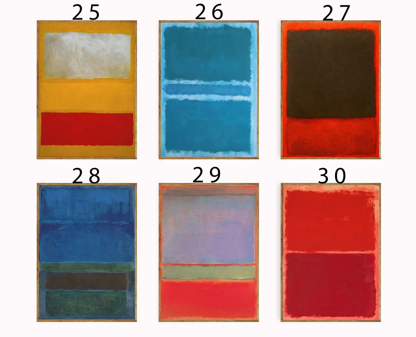 Tranh Treo Tường Mark Rothko
