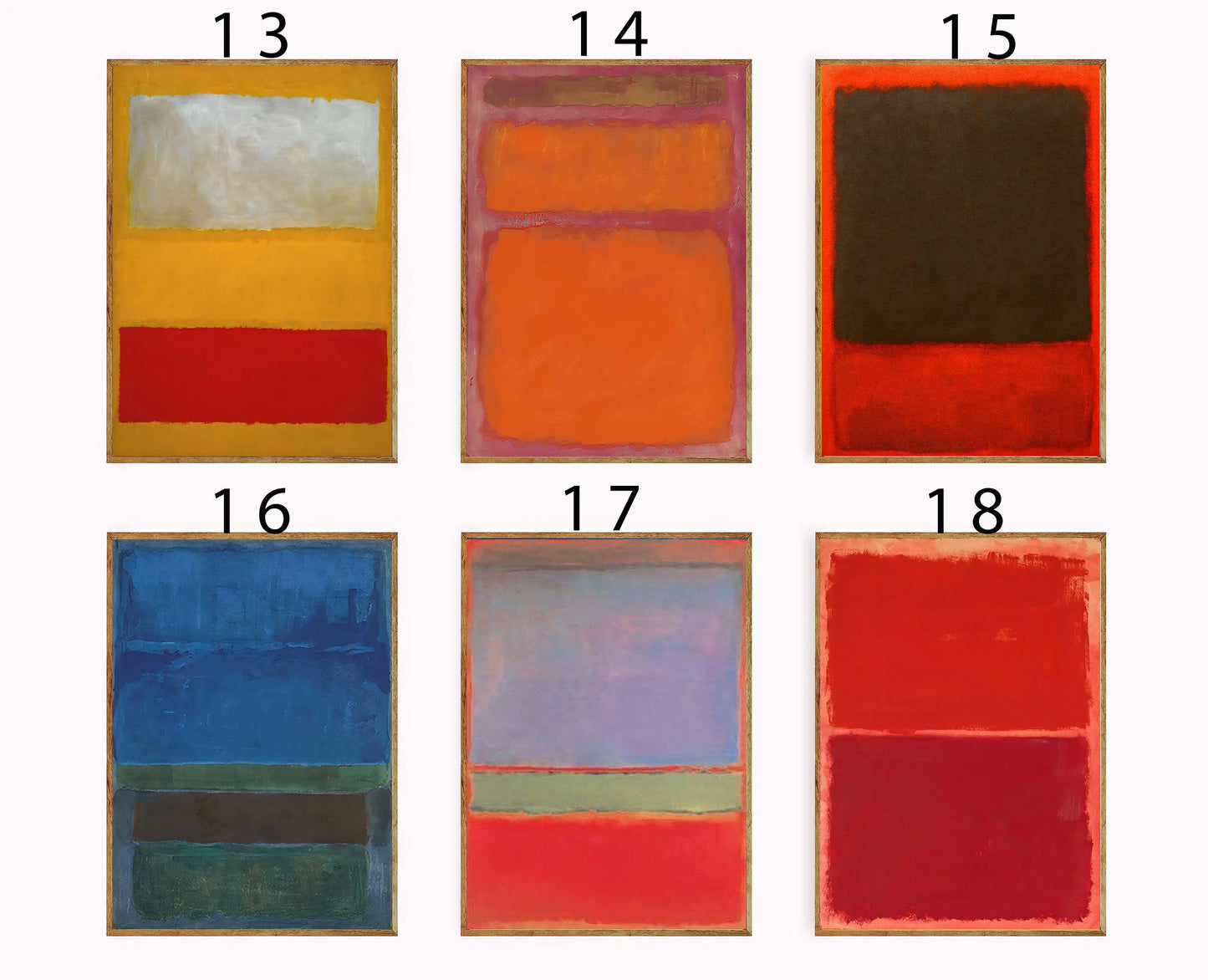 Tranh Treo Tường Mark Rothko