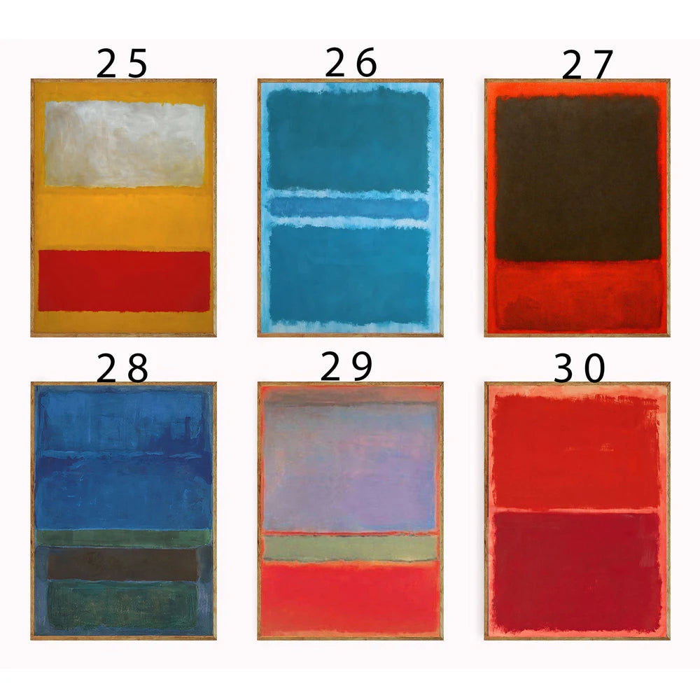 Tranh Treo Tường Mark Rothko