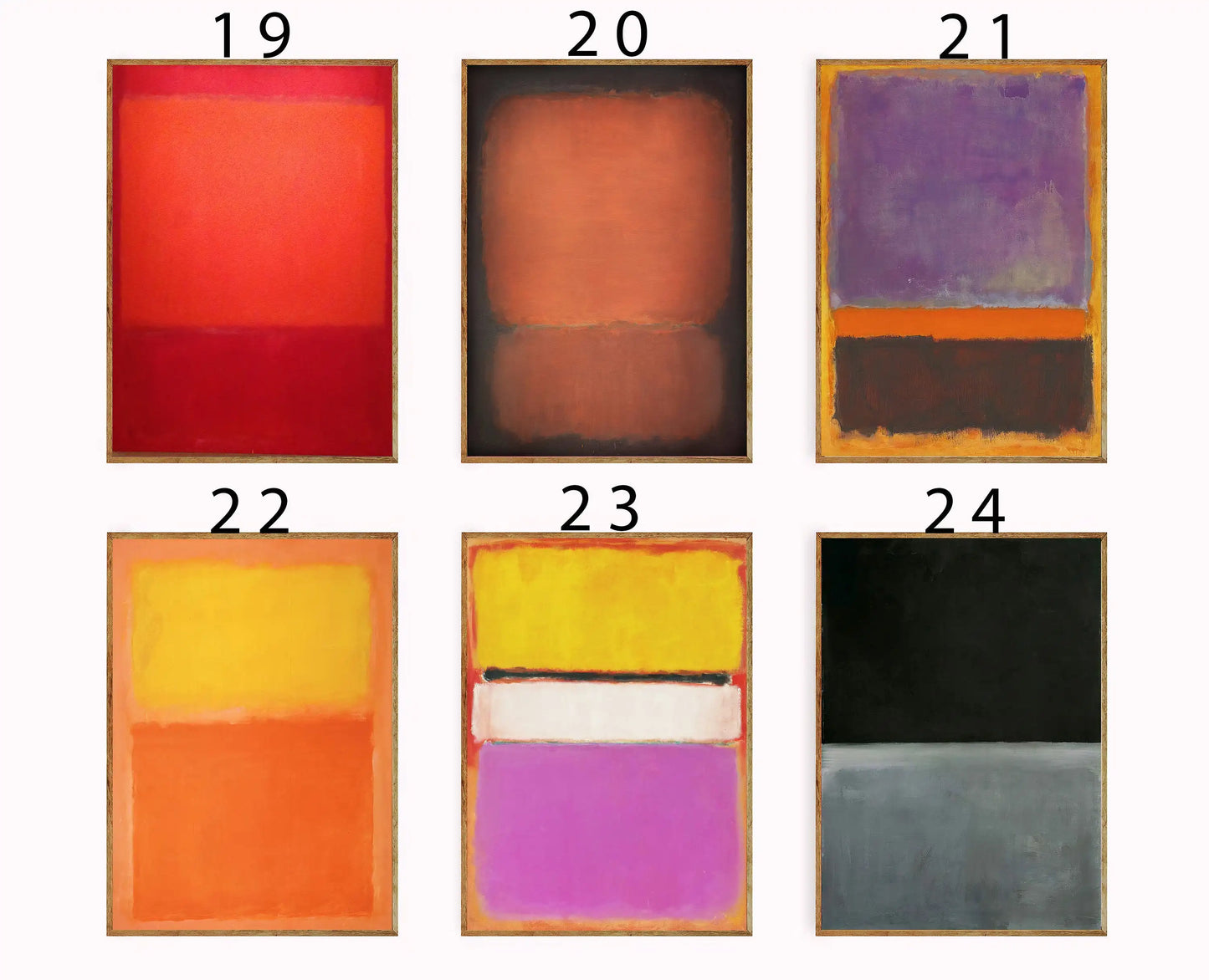 Tranh Treo Tường Mark Rothko