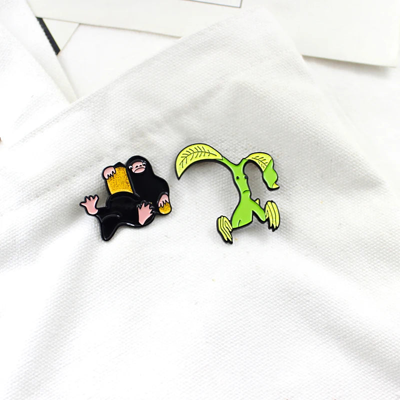 Ghim Cài Áo Bowtruckle & Niffler