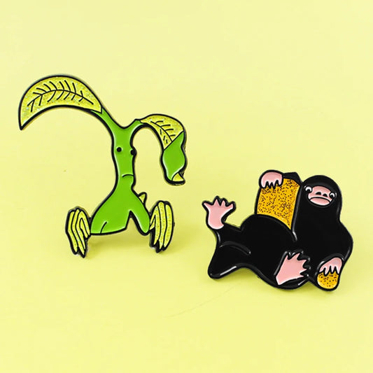 Ghim Cài Áo Bowtruckle & Niffler