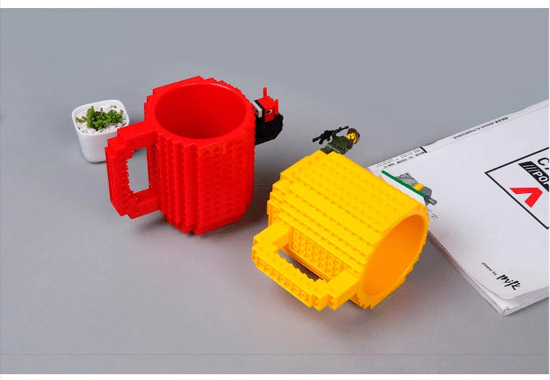 Cốc Đựng Nước Thiết Kế Đồ Chơi Lắp Ráp
