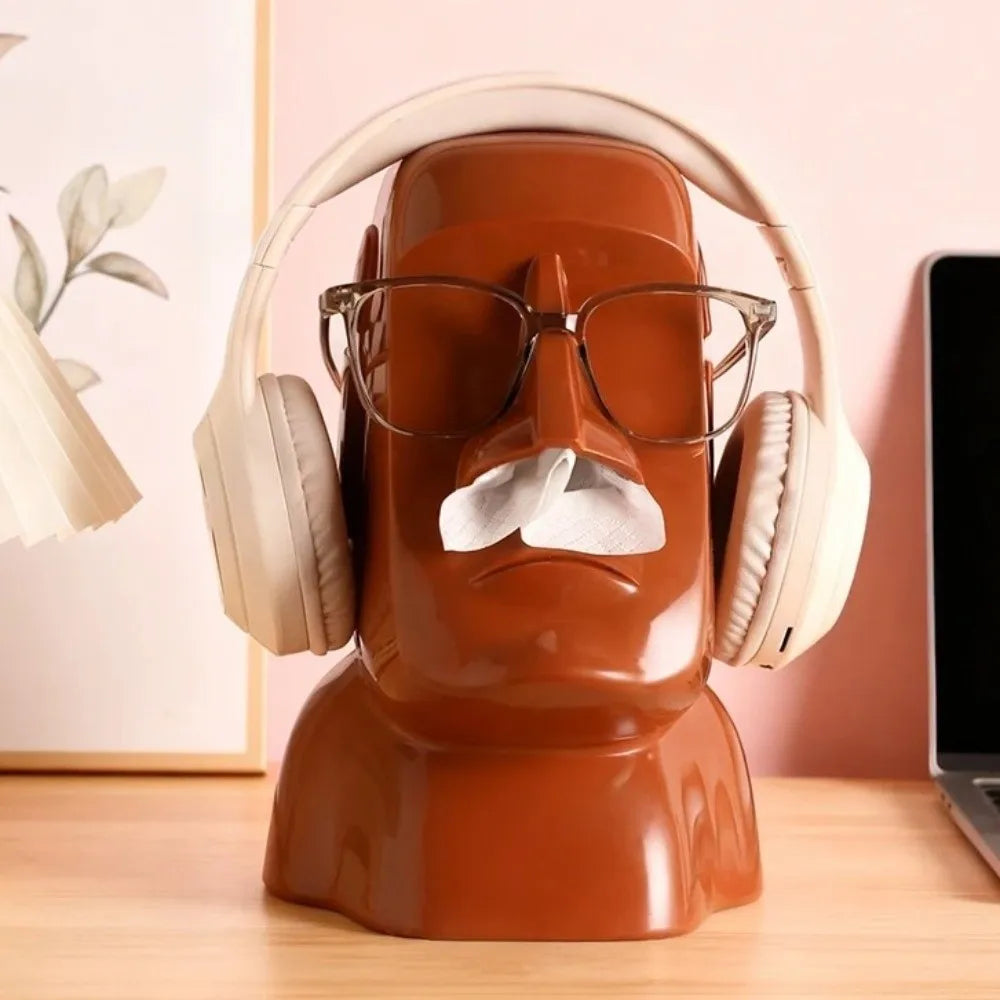 Hộp Đựng Giấy Hình Tượng Đá Moai