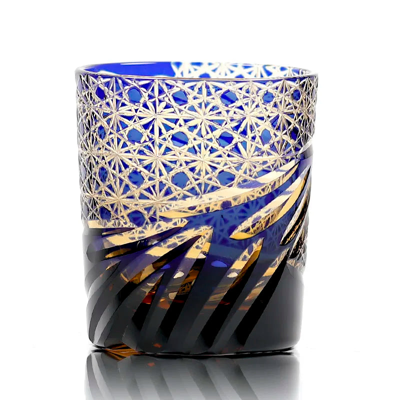 Ly Thủy Tinh Whiskey Edo Kiriko