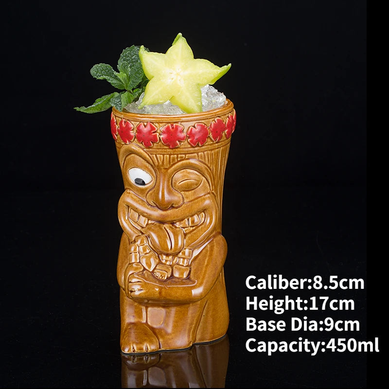 Ly Sứ Tiki Mug Moai