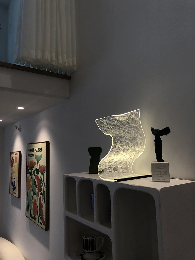 Đèn Bàn LED Acrylic