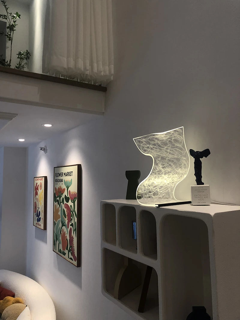 Đèn Bàn LED Acrylic
