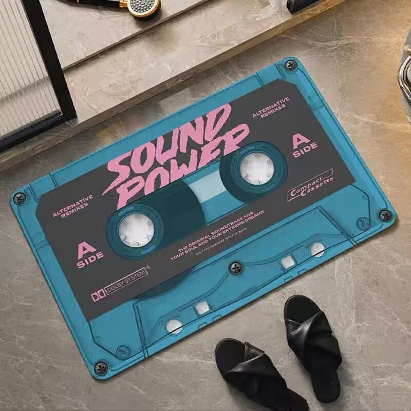 Thảm Lau Chân Hình Băng Cassette
