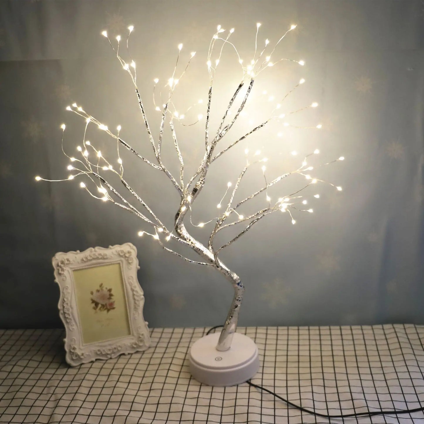Đèn Bàn Cây Hoa Cổ Tích 24 LED