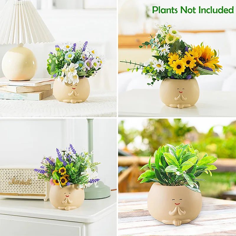 Chậu Cây Mini Decor Văn Phòng