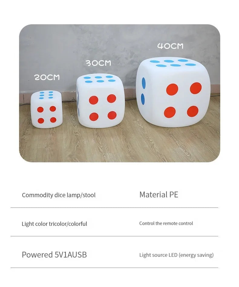 Đèn LED Hình Khối Xúc Xắc