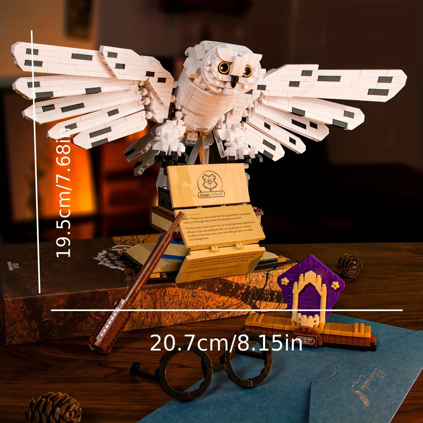 LED Lighting Kit for Hedwig Owl Model