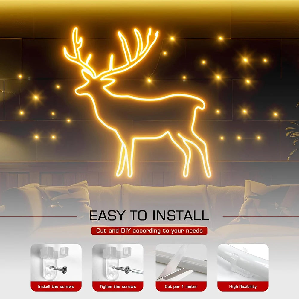 Đèn LED COB Neon Dây Linh Hoạt
