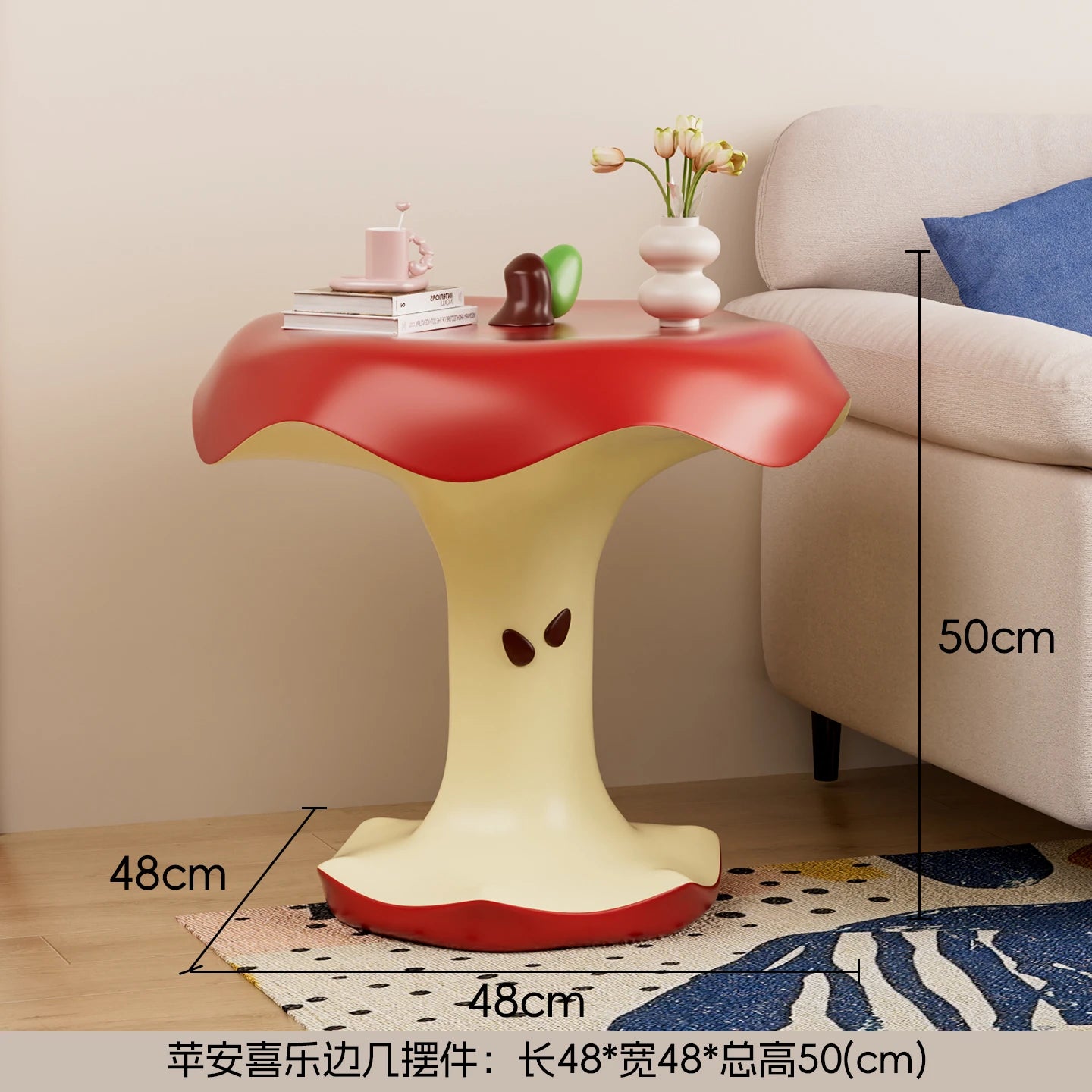 Bàn Góc Sofa Hình Quả Táo
