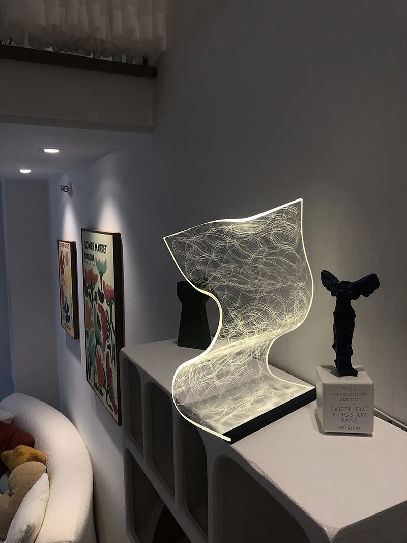 Đèn Bàn LED Acrylic