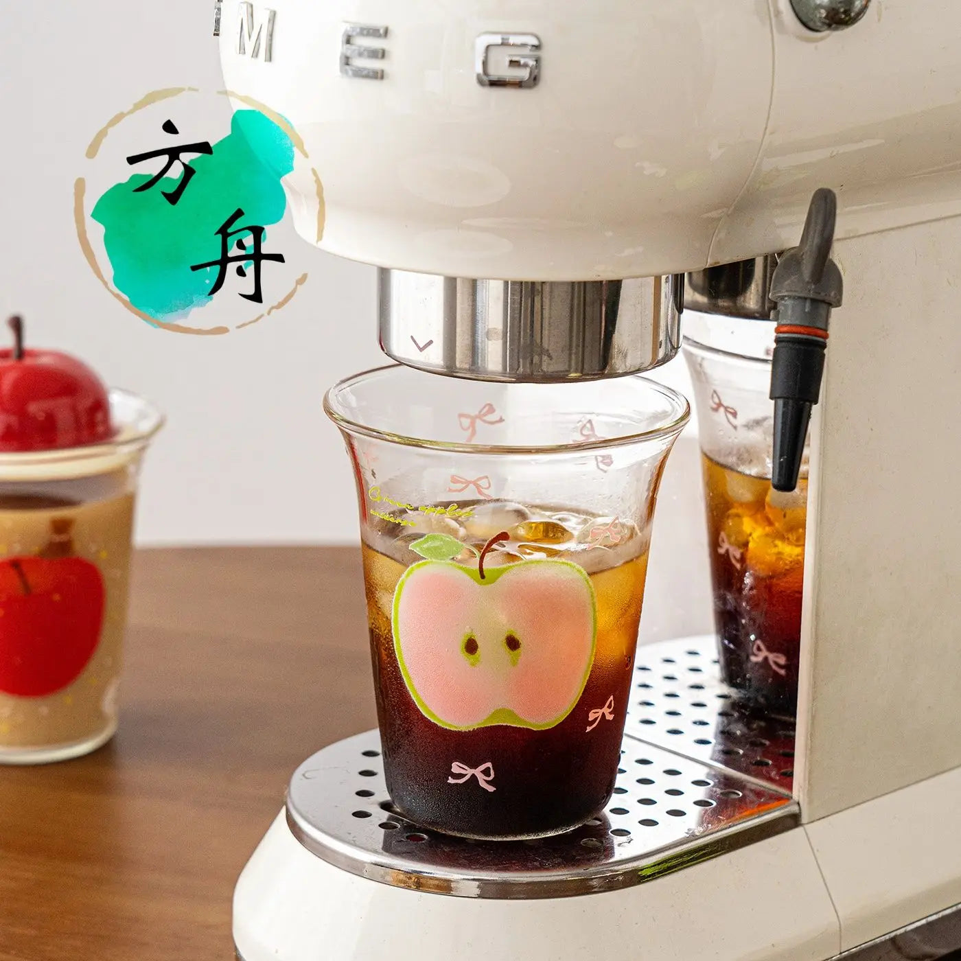 Ly Thủy Tinh Hình Trái Cây Kèm Nắp Dưa Hấu