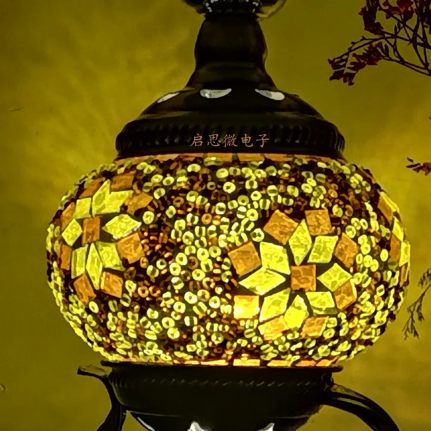 Bộ Nguyên Liệu Tự Làm Đèn Bàn Khảm Mosaic