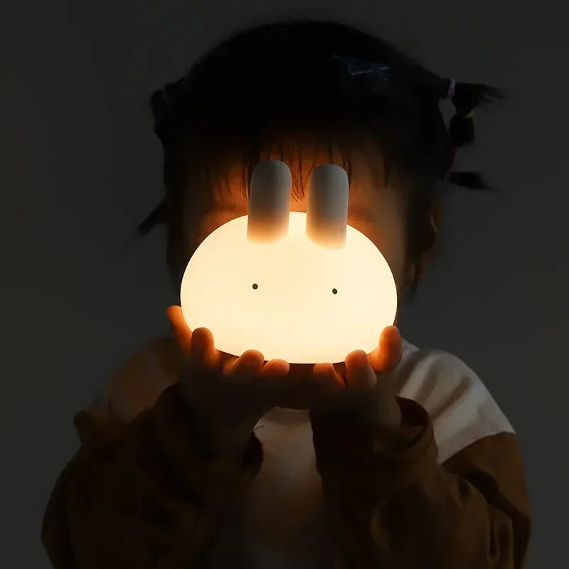 Đèn Ngủ Hình Thỏ Silicone