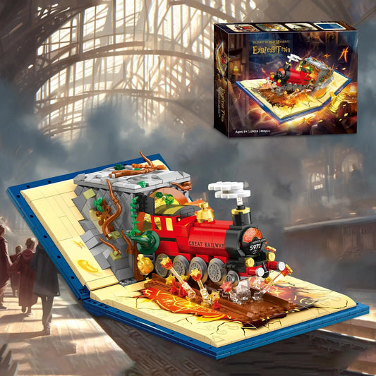 Bộ Lắp Ráp Tàu Hỏa Hogwarts Express Và Nhà Ga
