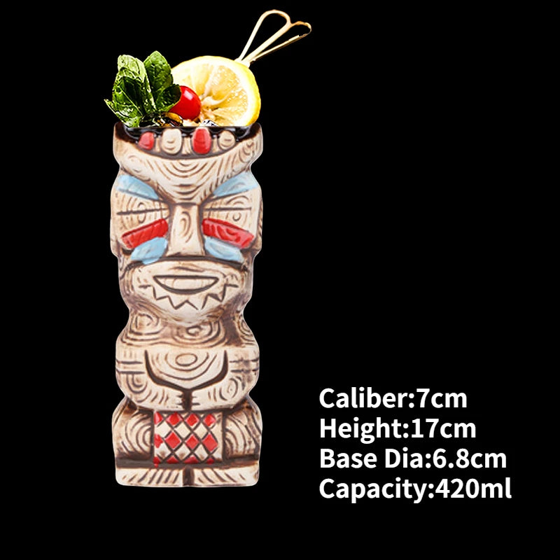 Ly Sứ Tiki Mug Moai