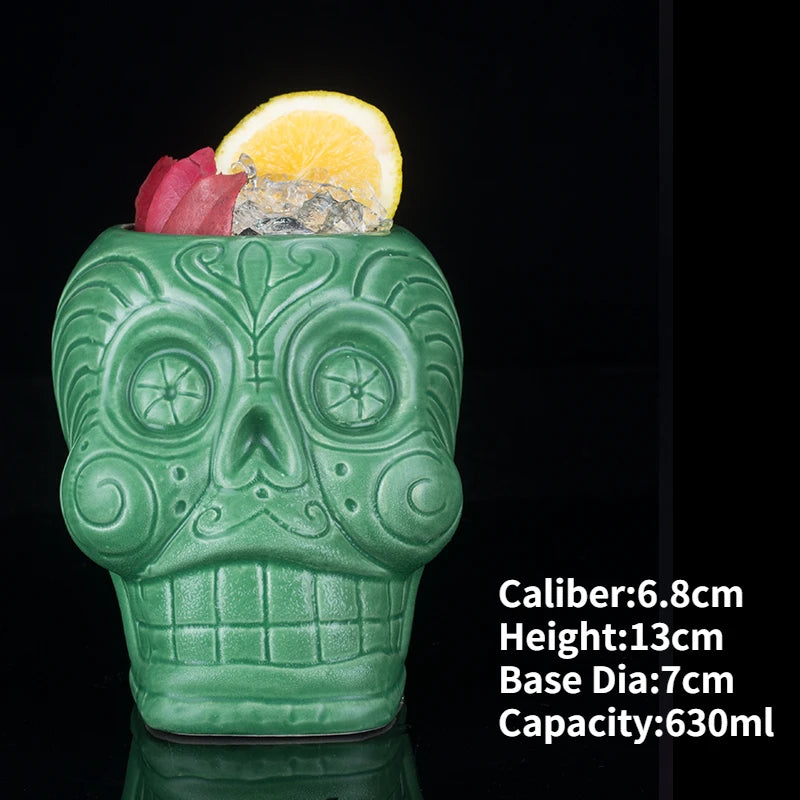 Ly Sứ Tiki Mug Moai