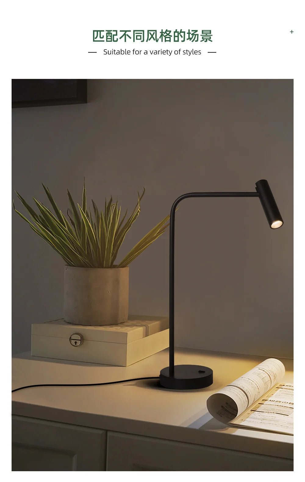 Đèn Bàn LED Bắc Âu