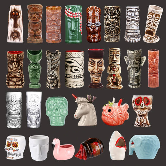 Ly Sứ Tiki Mug Moai