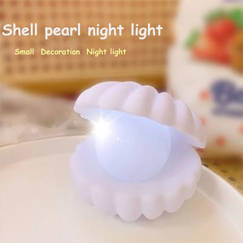Đèn Ngủ Vỏ Sò Ngọc Trai Tạo Sương