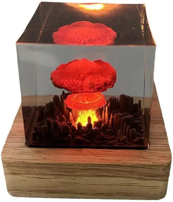 Đèn Ngủ 3D Núi Lửa Phun Trào