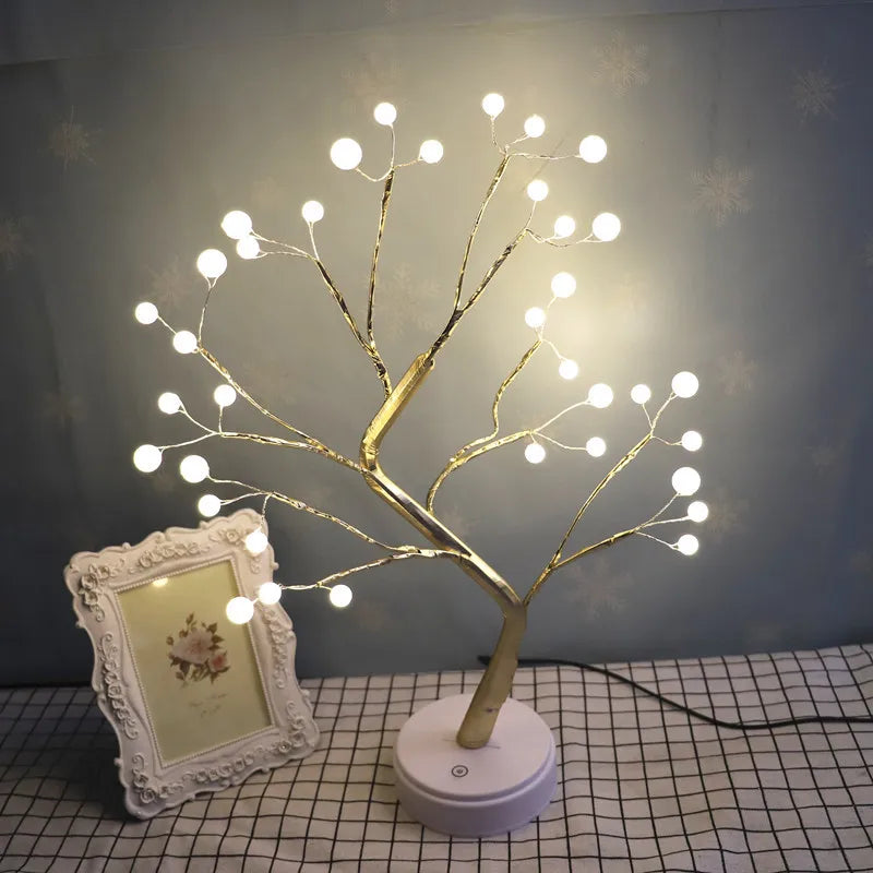Đèn Bàn Cây Hoa Cổ Tích 24 LED