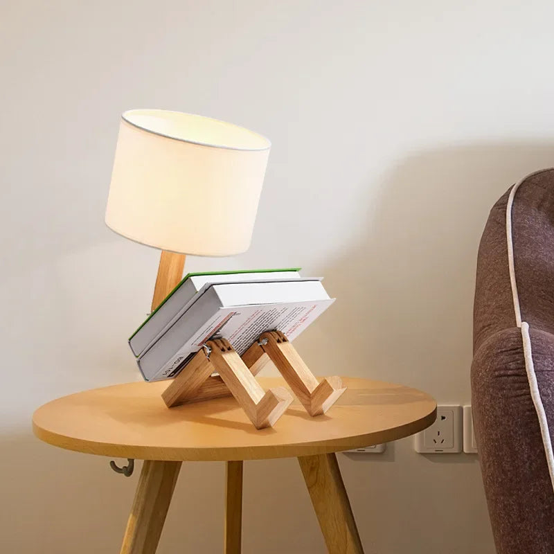 Đèn Bàn Hình Robot Có Thể Điều Chỉnh