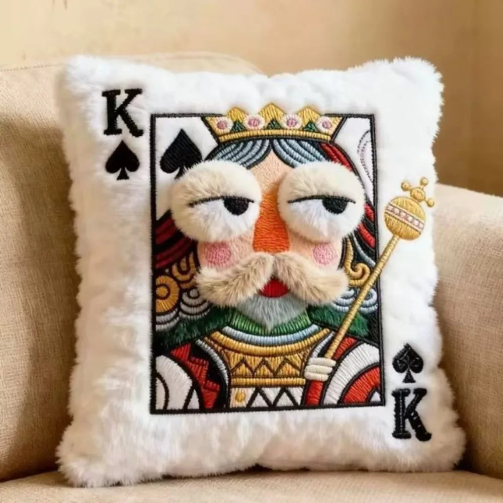 Gối Vuông Thêu Hoạt Hình Chủ Đề Game