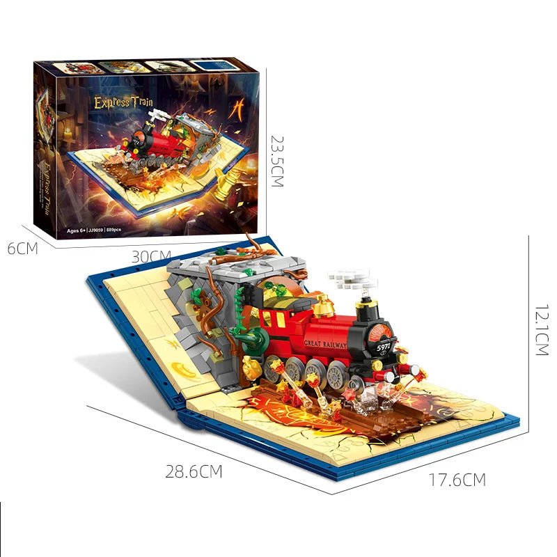 Bộ Lắp Ráp Tàu Hỏa Hogwarts Express Và Nhà Ga
