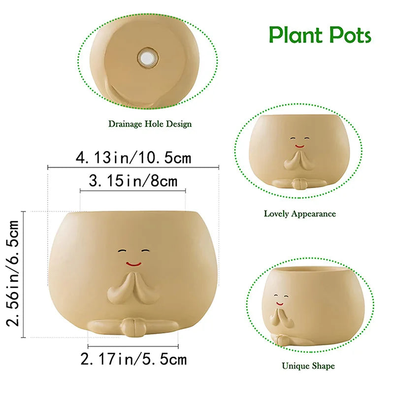 Chậu Cây Mini Decor Văn Phòng