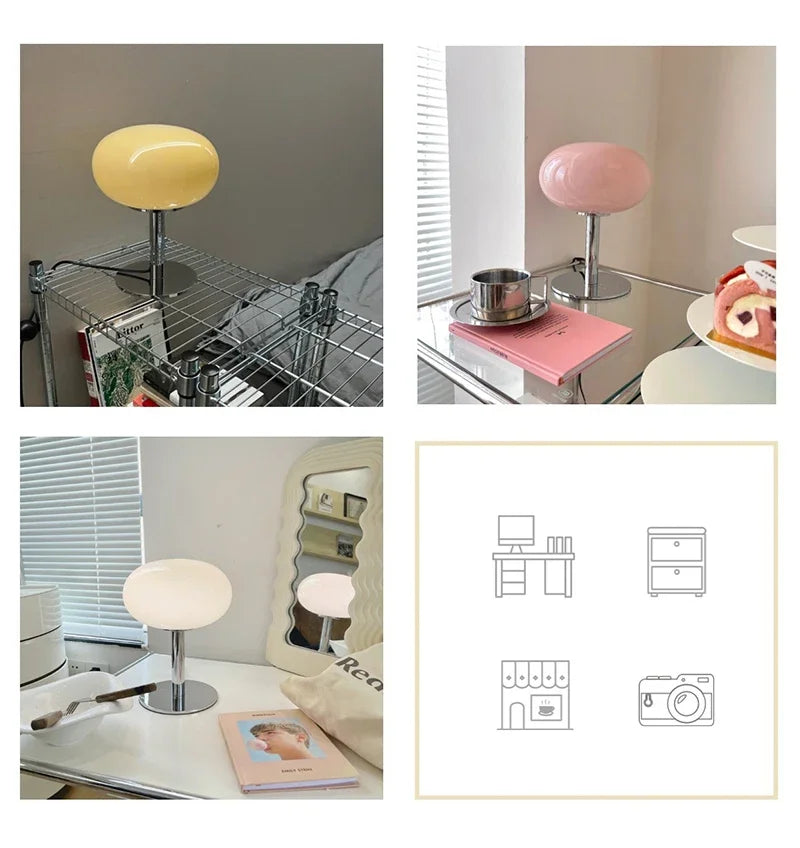 Đèn Bàn LED Phong Cách Bắc Âu