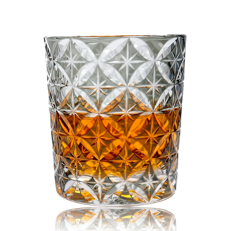 Ly Thủy Tinh Whiskey Edo Kiriko