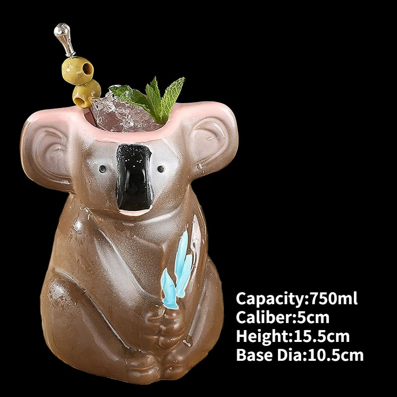 Ly Sứ Tiki Mug Moai
