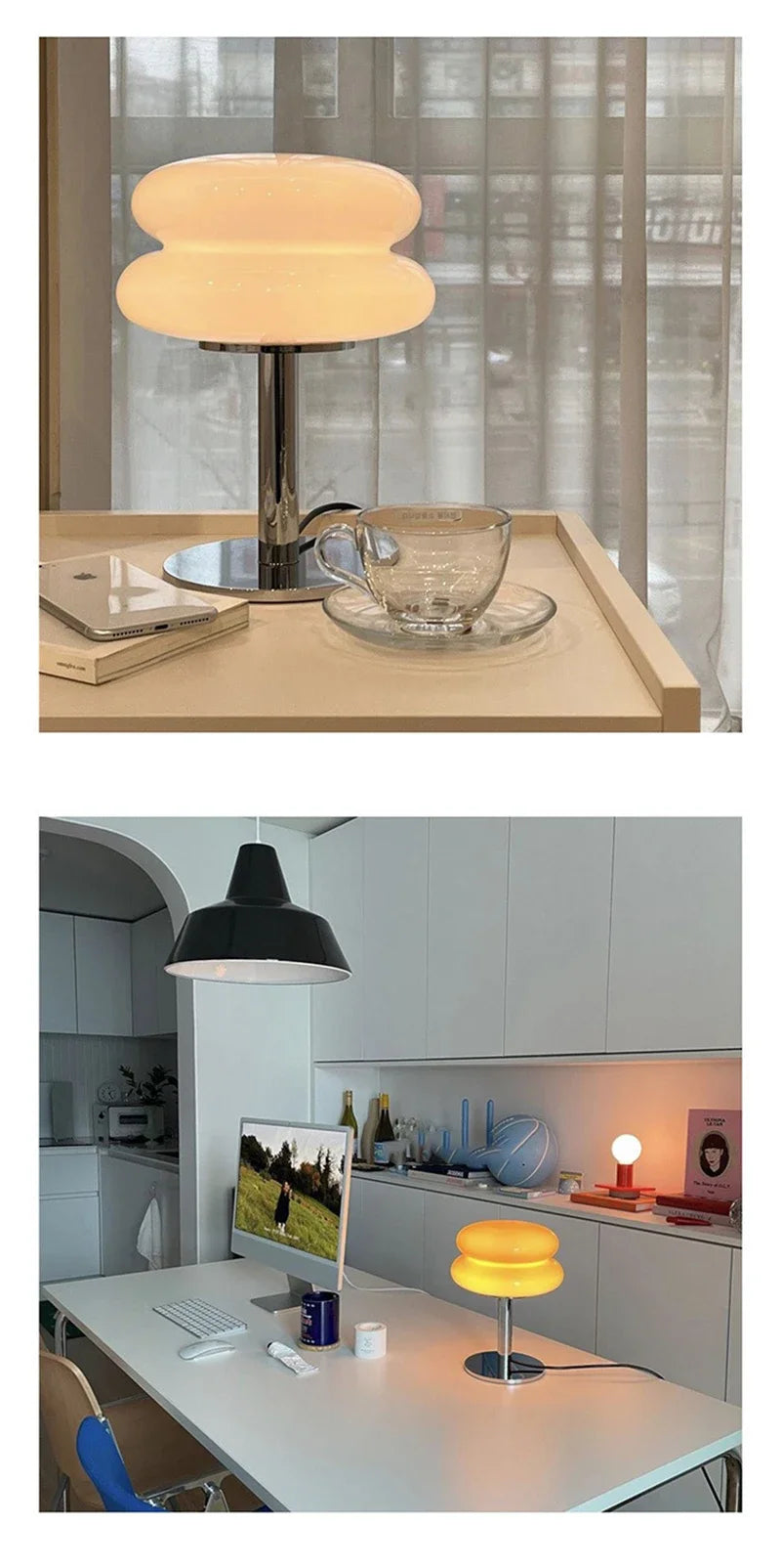 Đèn Bàn LED Phong Cách Bắc Âu