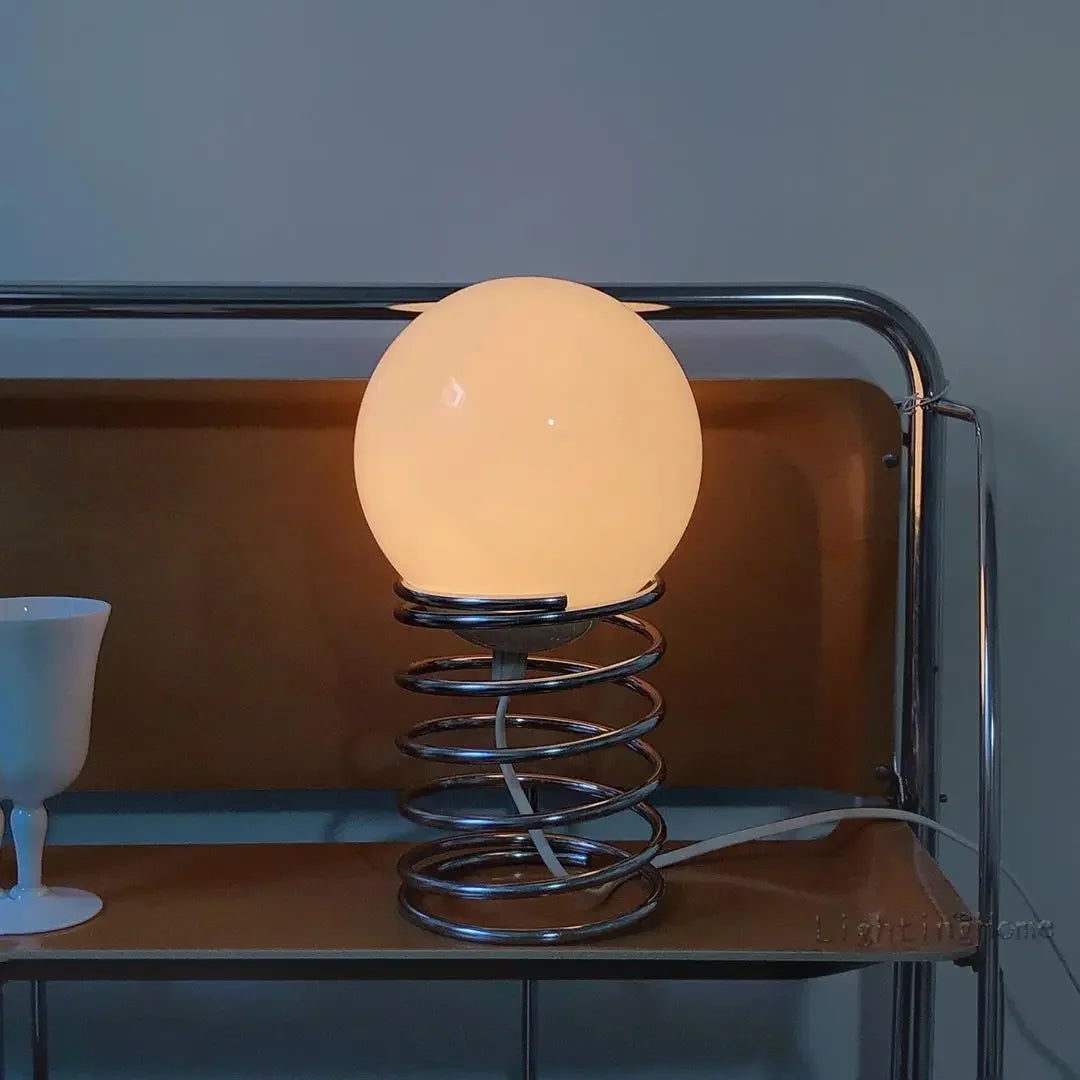 Đèn Bàn Thủy Tinh Phong Cách Bauhaus