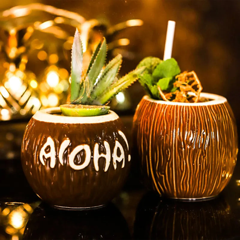 Ly Sứ Tiki Mug Moai