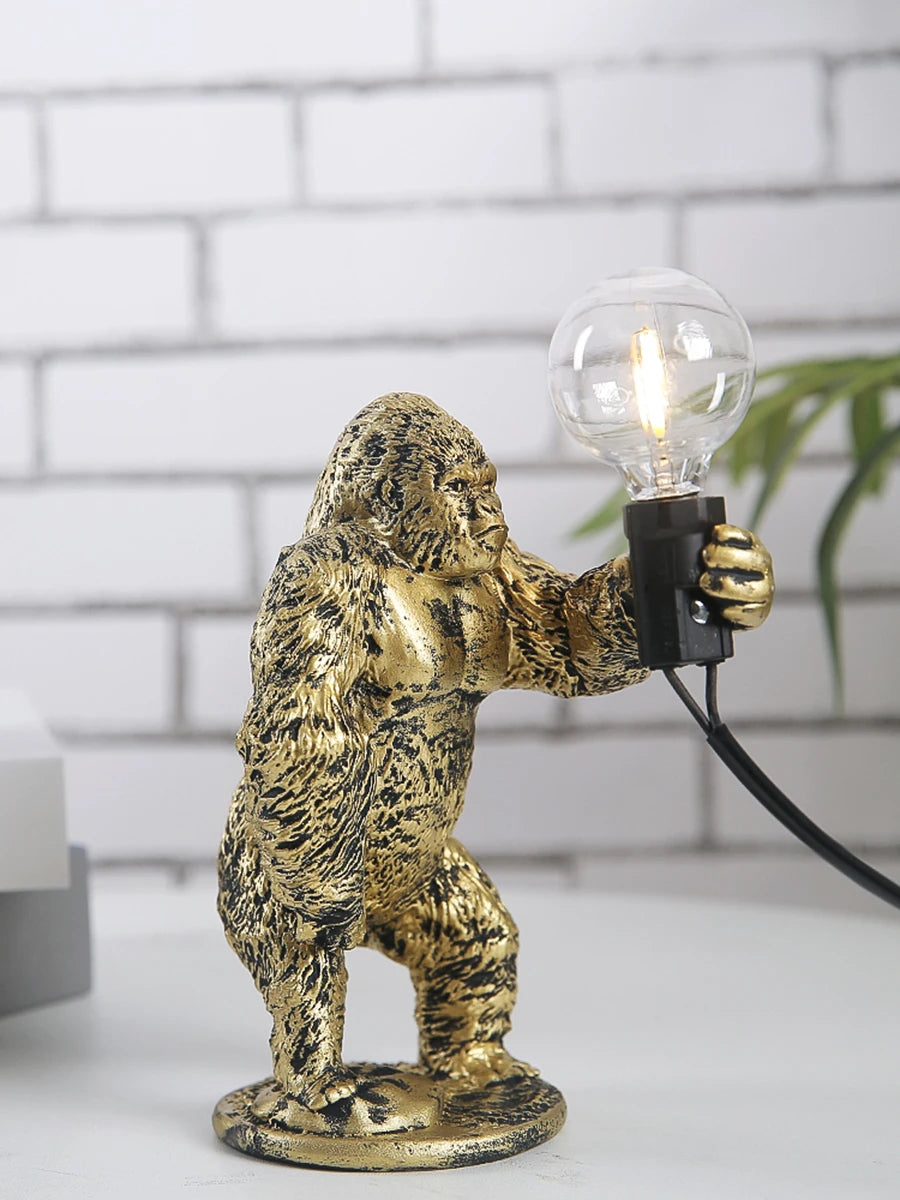 Đèn Bàn Resin Hình King Kong Nordic
