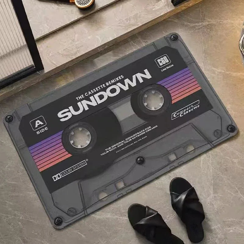 Thảm Lau Chân Hình Băng Cassette