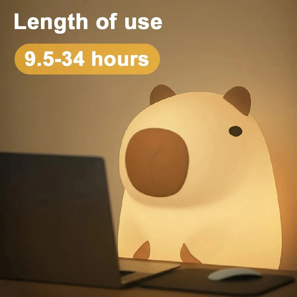 Đèn Ngủ Capybara Silicone