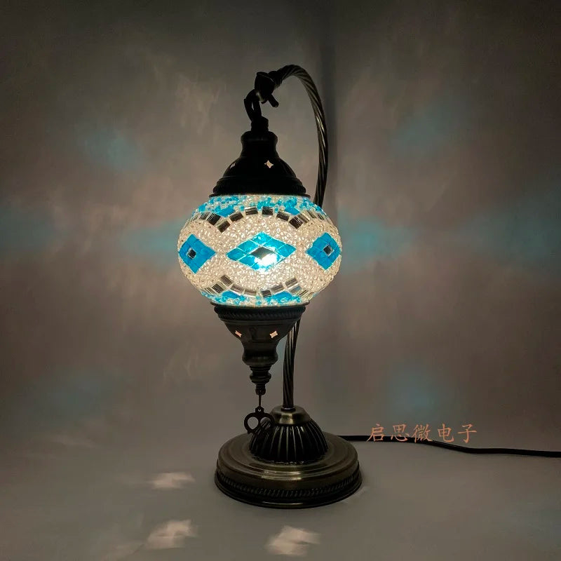 Bộ Nguyên Liệu Tự Làm Đèn Bàn Khảm Mosaic